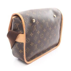 Louis Vuitton Congo Monogram Shoulder Bag Canvas Leather Brown